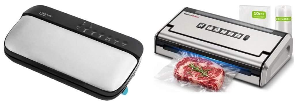 envasadoras al vacío Cecotec vs Bonsenkitchen